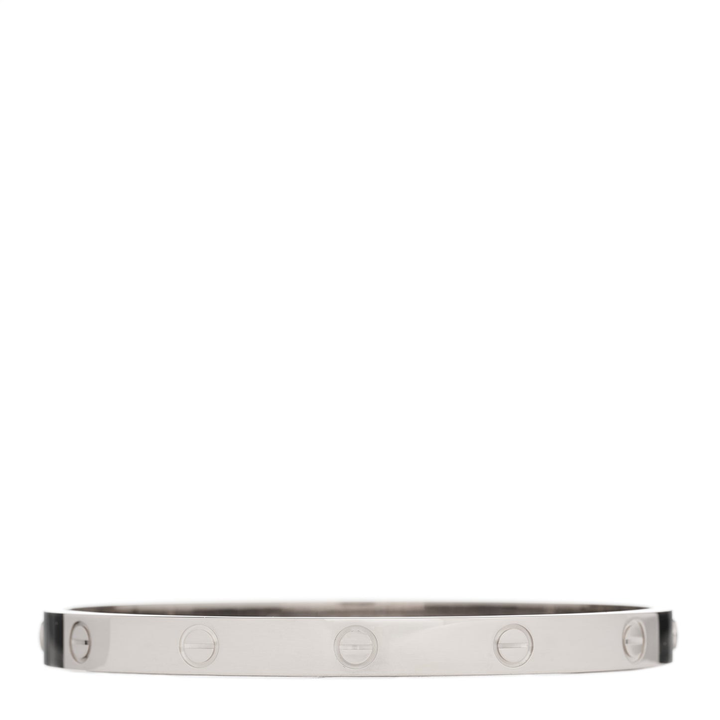 18K White Gold LOVE Bracelet 19