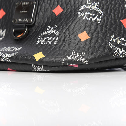 MCM Skyoptic Visetos Small Fursten Belt Bag Diamond Black 10 of 10