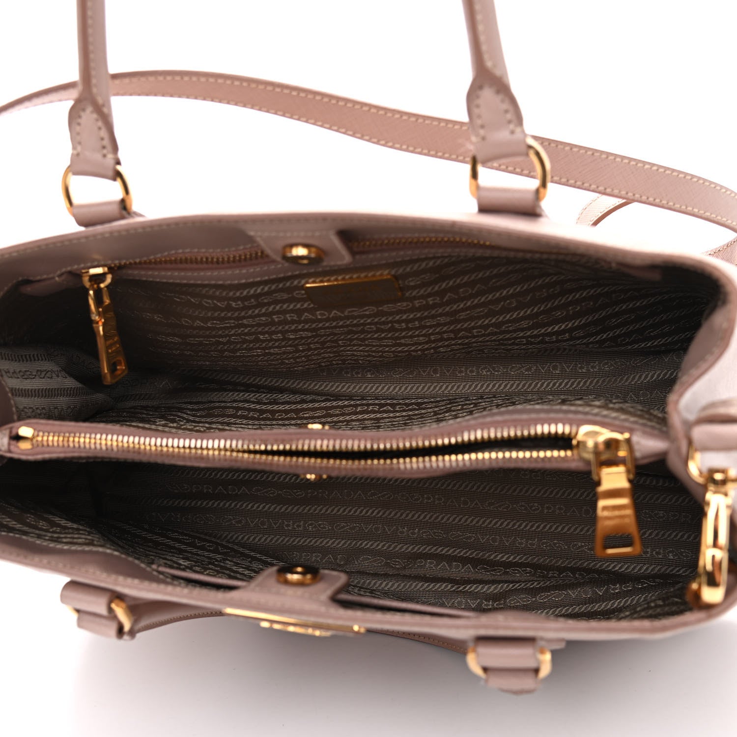 Prada Saffiano Lux Medium Tote Cammeo 4 of 11