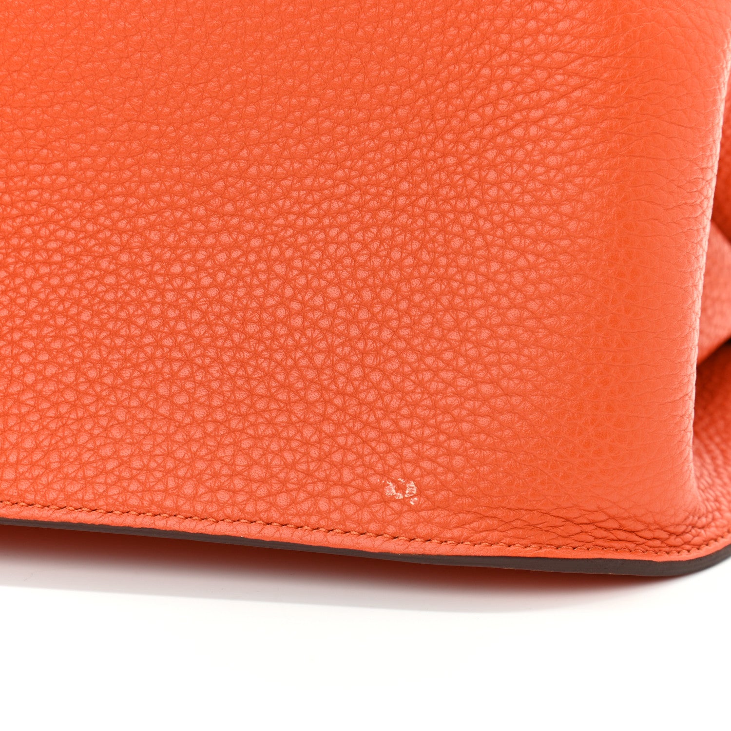 Hermes Taurillon Clemence Jypsiere 28 Orange 12 of 13