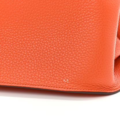 Hermes Taurillon Clemence Jypsiere 28 Orange 12 of 13
