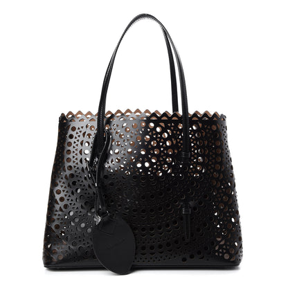 Alaia Calfskin Vienne Mina 32 Bag Nuit Noir 3 of 11