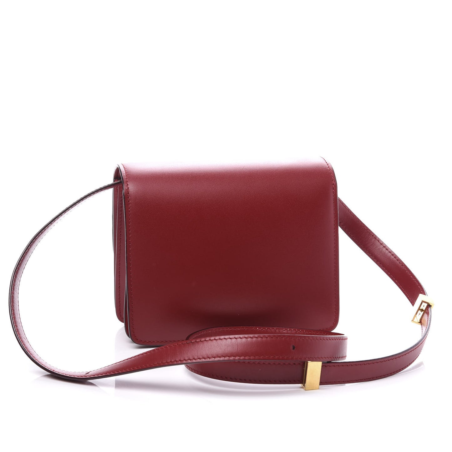 Smooth Calfskin Small Classic Box Flap Bag Red