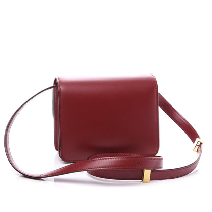 Celine Smooth Calfskin Small Classic Box Flap Bag Red 2 of 9