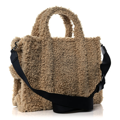 Marc Jacobs Polyester Cotton The Teddy Traveler Tote Bag Beige 2 of 10