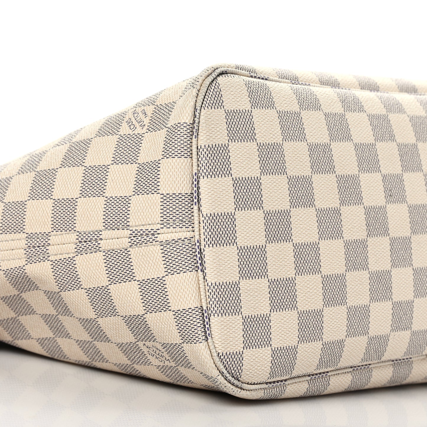 Damier Azur Neo Neverfull MM Rose Ballerine