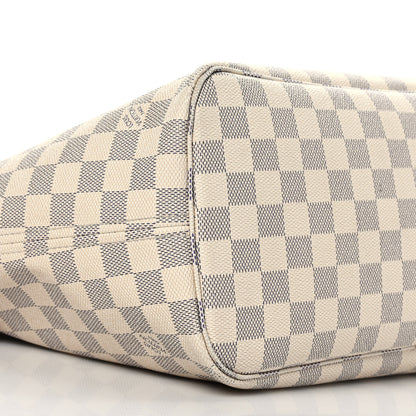 Louis Vuitton Damier Azur Neo Neverfull MM Rose Ballerine 9 of 10