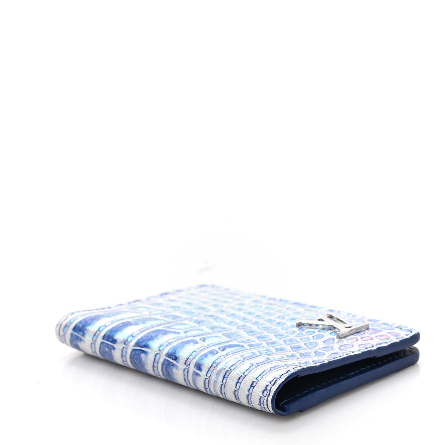 Louis Vuitton Alligator Pocket Organizer Frozen Blue 4 of 6