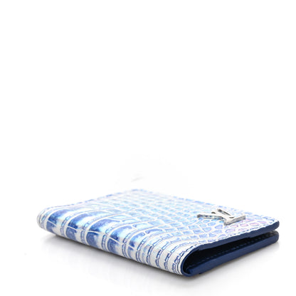 Louis Vuitton Alligator Pocket Organizer Frozen Blue 4 of 6