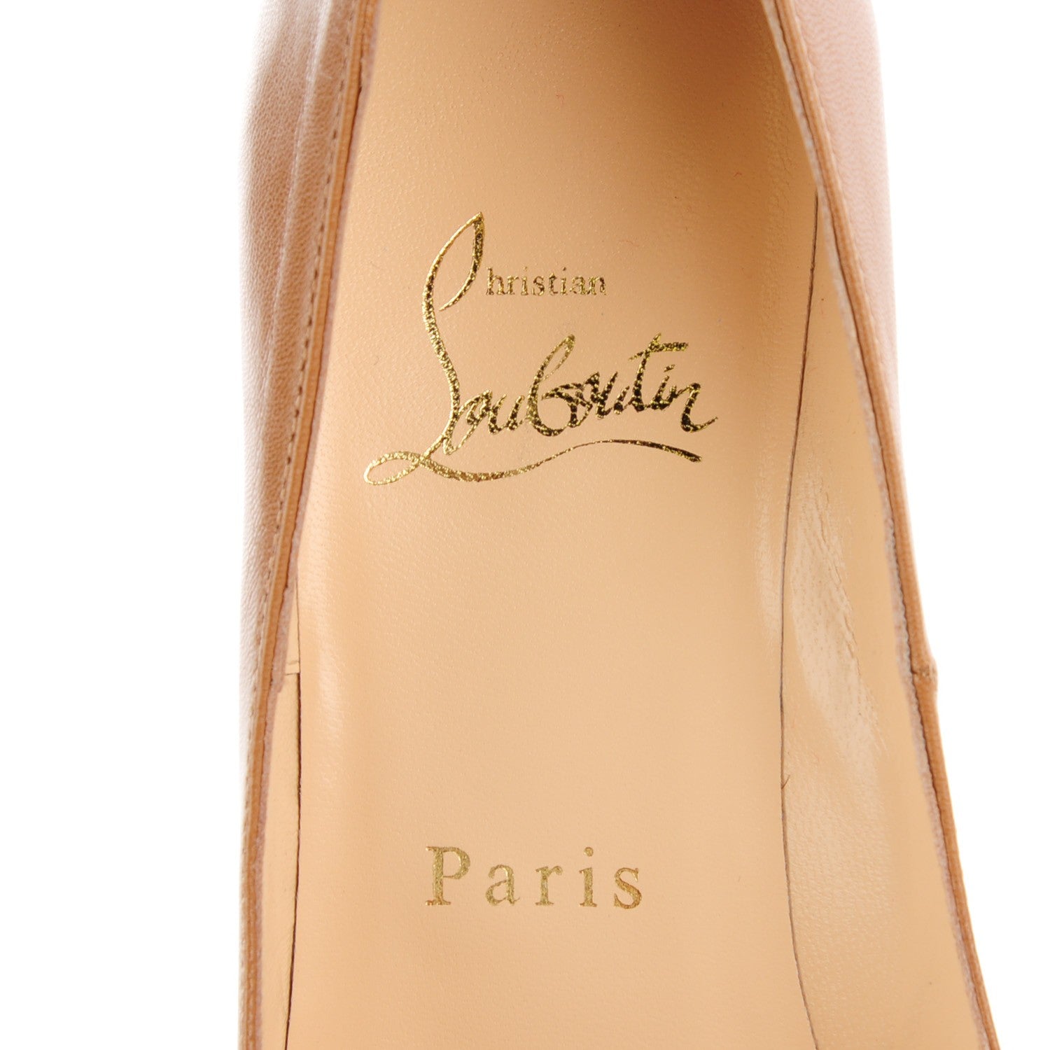 Christian Louboutin Kid Simple 85 Pumps 35 Camel 6 of 7