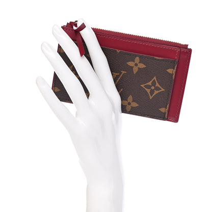 Louis Vuitton Monogram Zipped Card Holder Fuchsia 2 of 6