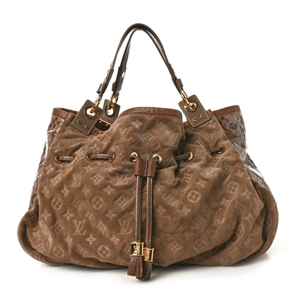 Louis Vuitton LOUIS VUITTON Suede Patent Monogram Irene Brown 1 of 11