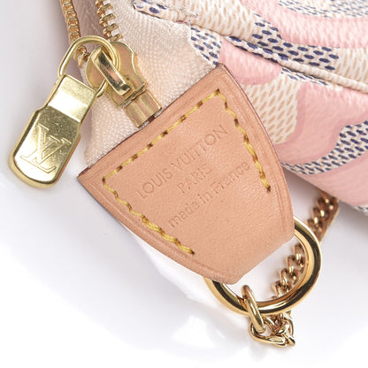 Louis Vuitton Damier Azur Tahitienne Mini Pochette Accessories 7 of 8