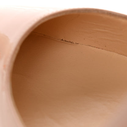 Christian Louboutin Patent Pigalle Follies 100 Pumps 39 Nude 8 of 16