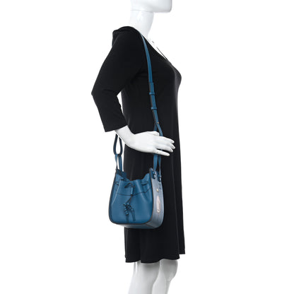 Loewe X SPIRITED AWAY Calfskin Bo Mouse Mini Hammock Shoulder Bag Lagoon Blue 2 of 11