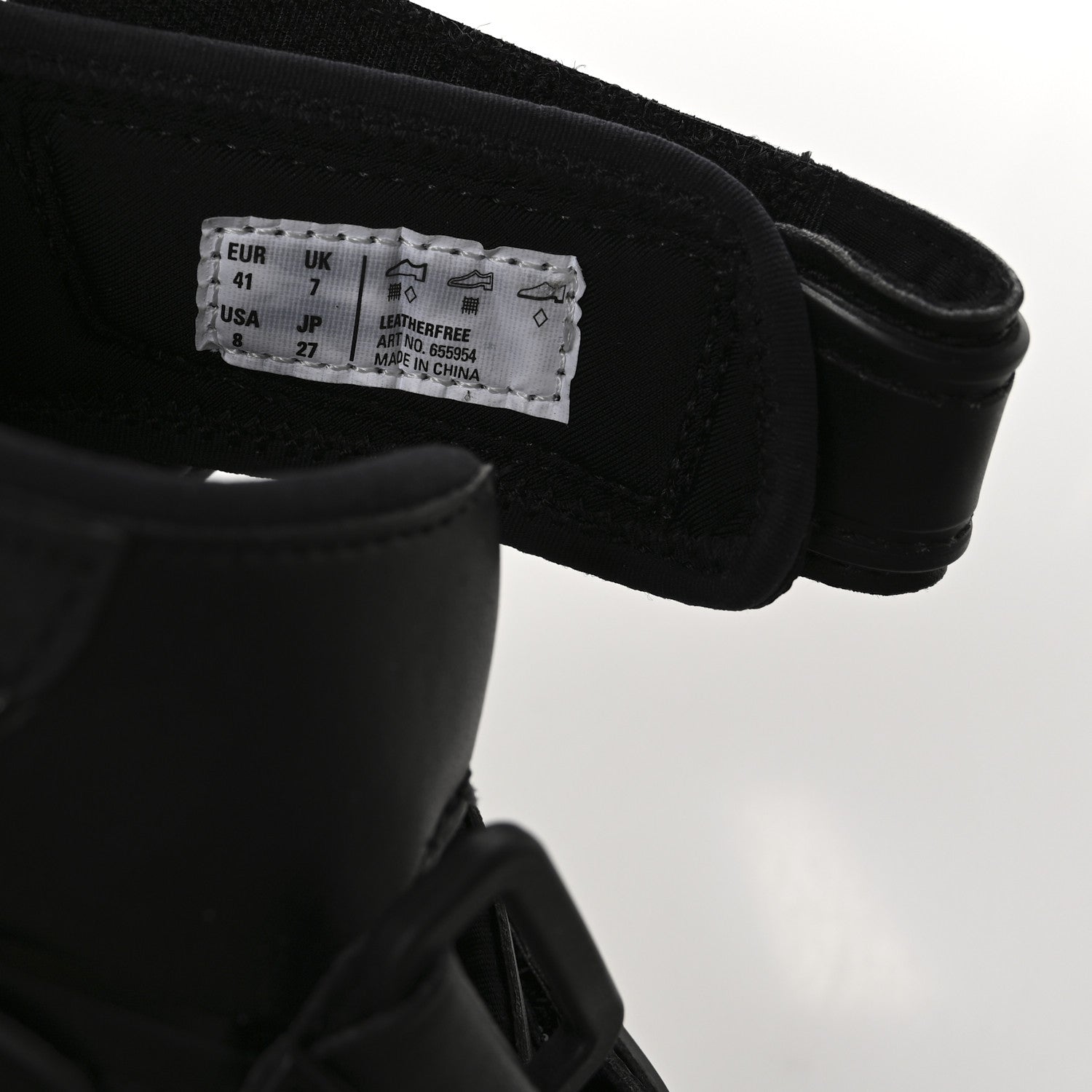 Balenciaga Neoprene Rubber Clear Sole Mens Track Sandals 41 Black