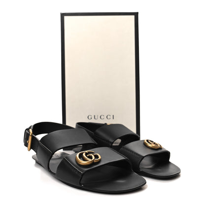 Gucci Calfskin Mens GG Marmont Sandals 11 Black 9 of 9