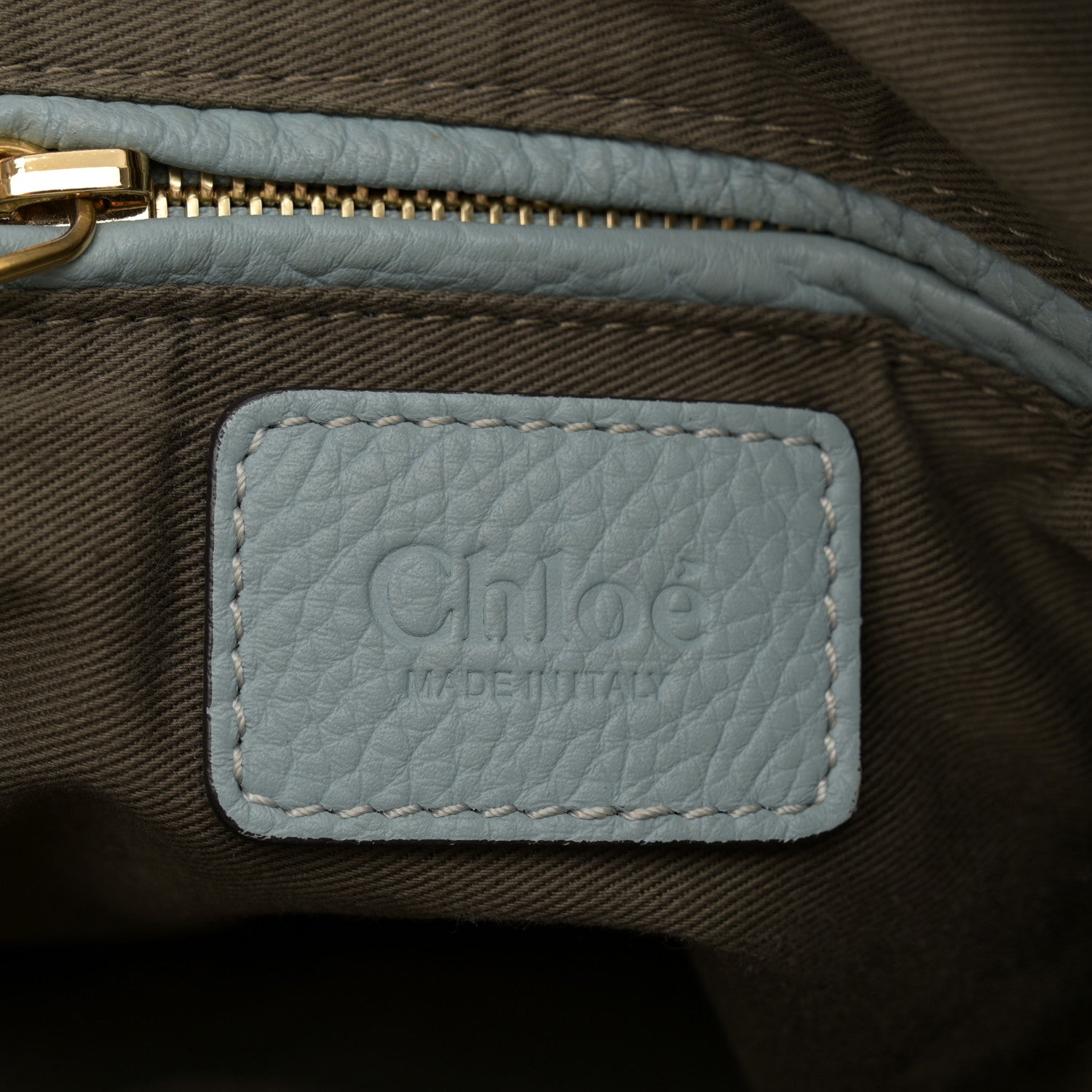 Chloe Calfskin Medium Marcie Satchel Cloudy Blue 6 of 11