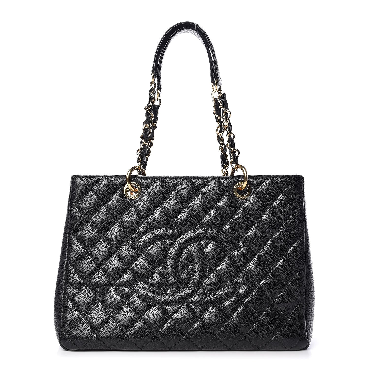 Chanel Caviar Quilted Grand Shopping Tote GST Black 1 of 13