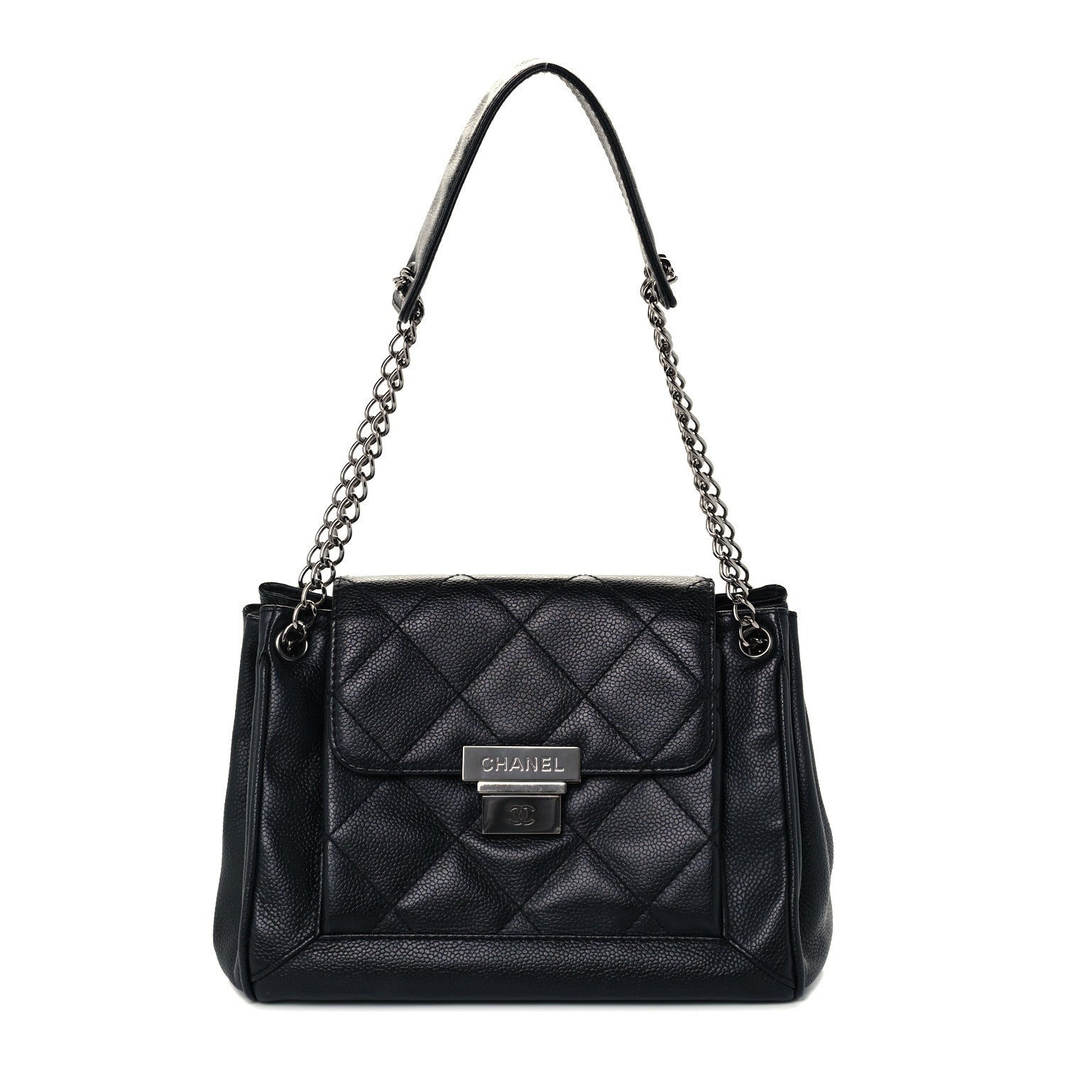 Chanel Caviar Quilted Accordion Flap Black 1 of 9