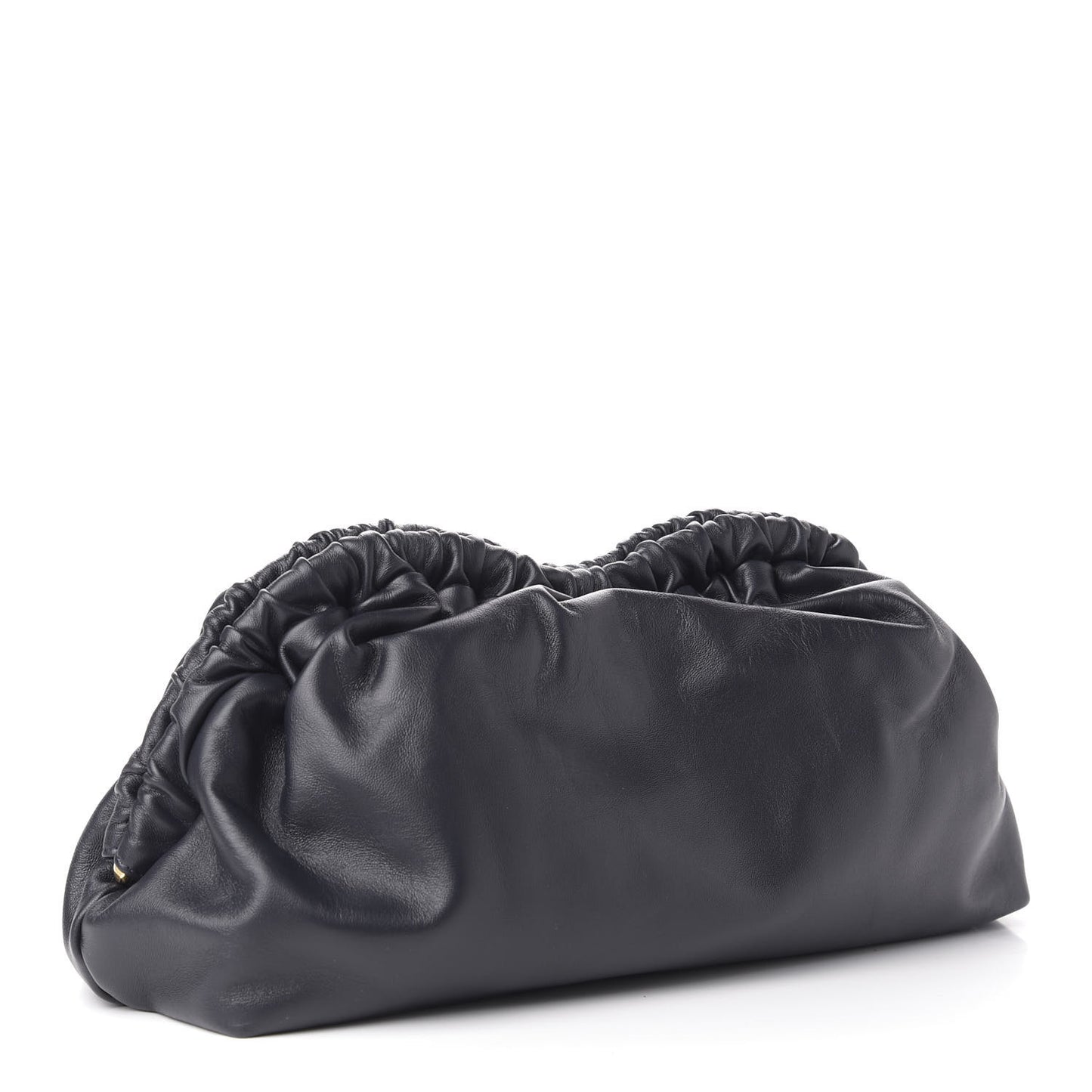 Lambskin Cloud Clutch Black