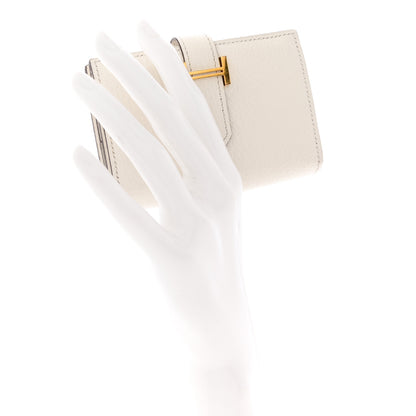 Hermes Chevre Mysore Mini Bearn Wallet Nata 2 of 8