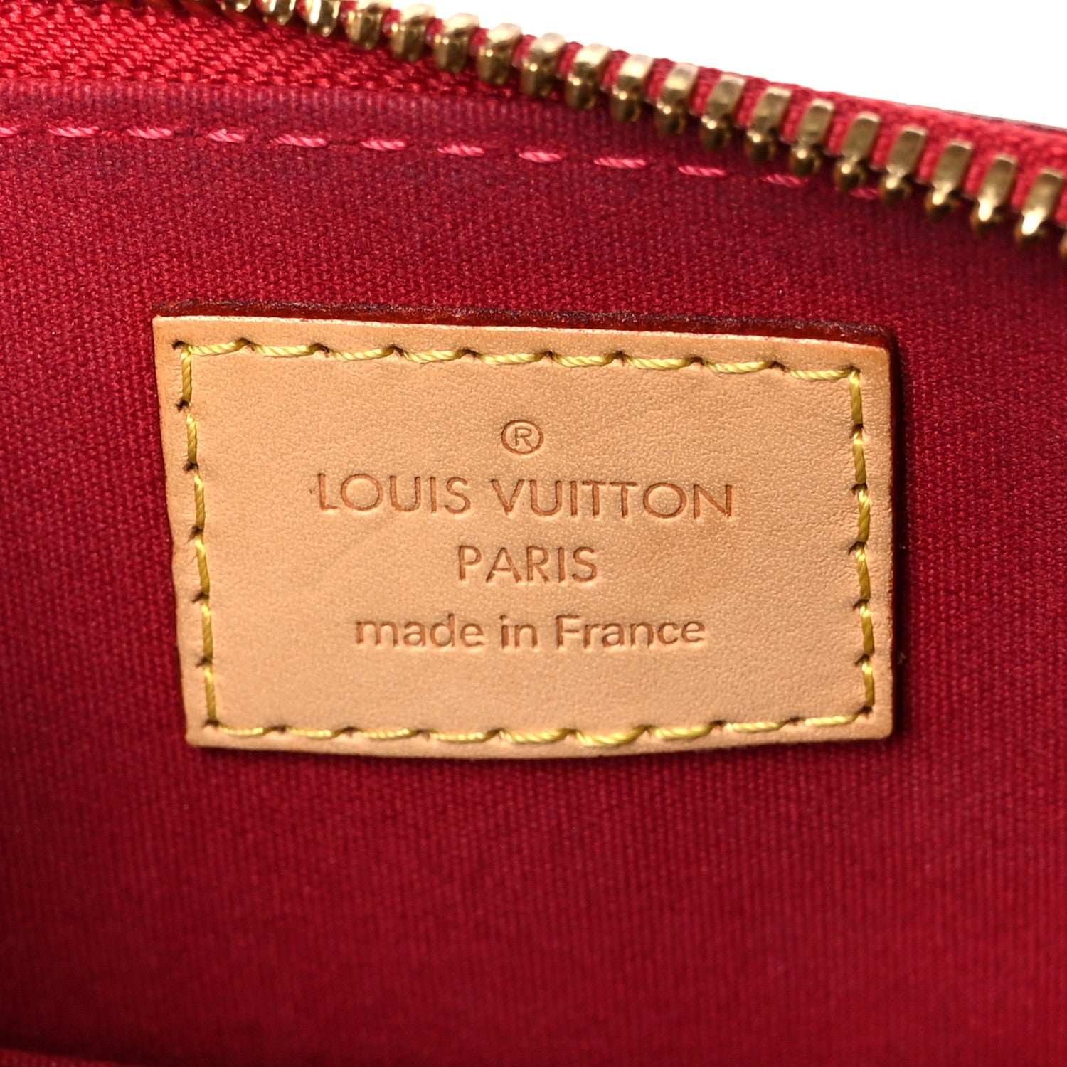 Louis Vuitton Vernis Alma BB Pomme D'Amour 6 of 11