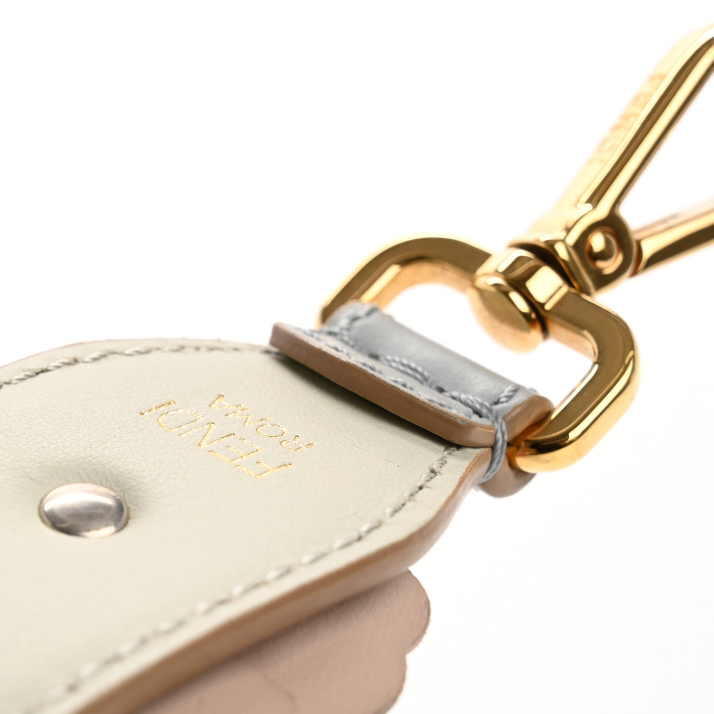 Calfskin Flowerland Studded Strap You Dove