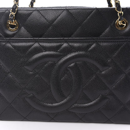 Chanel Caviar Quilted Timeless CC Soft Tote Black 10 of 11