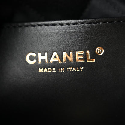 Chanel Shiny Calfskin Quilted Mini Chanel 22 Black 6 of 10