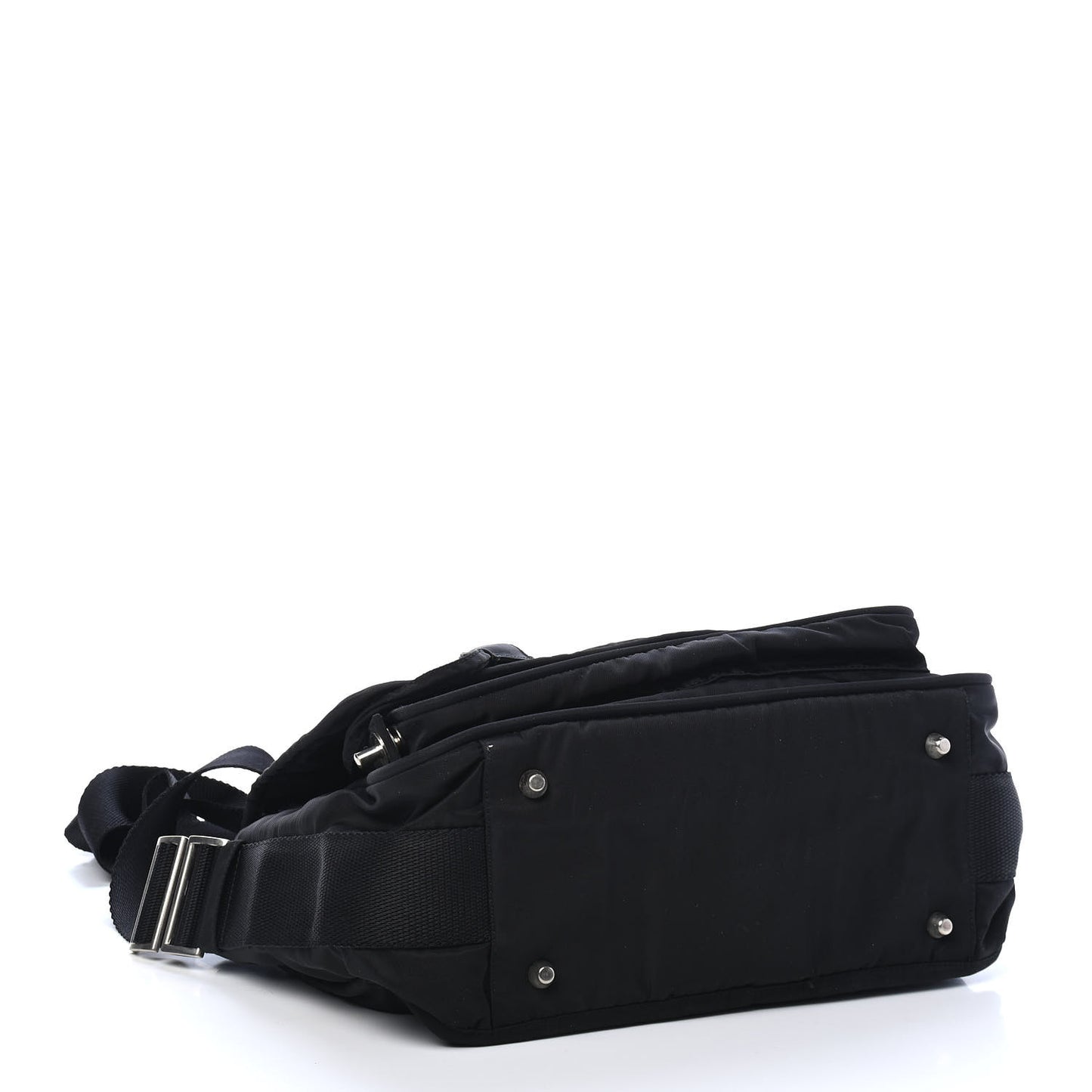 Tessuto Nylon Messenger Bag Black