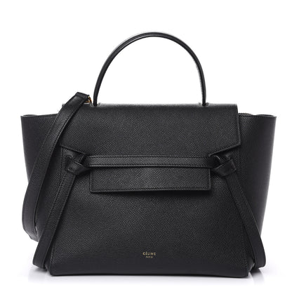 Celine Grained Calfskin Micro Belt Bag Black 1 of 13