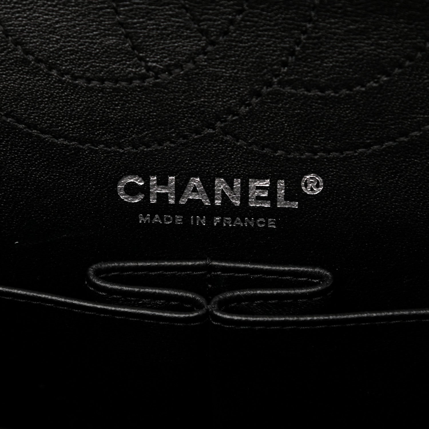 Chanel Sheepskin Chevron Quilted Studded 2.55 Reissue 226 Flap Black 6 of 15