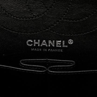 Chanel Sheepskin Chevron Quilted Studded 2.55 Reissue 226 Flap Black 6 of 15