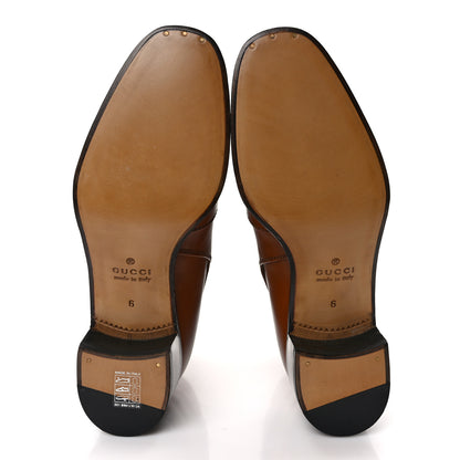Gucci Calfskin Jakarta Buckle Boots 6 Cuir 5 of 9