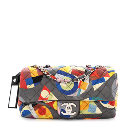 Chanel Nylon Printed Medium Coco Color Flap Multicolor 1 of 11