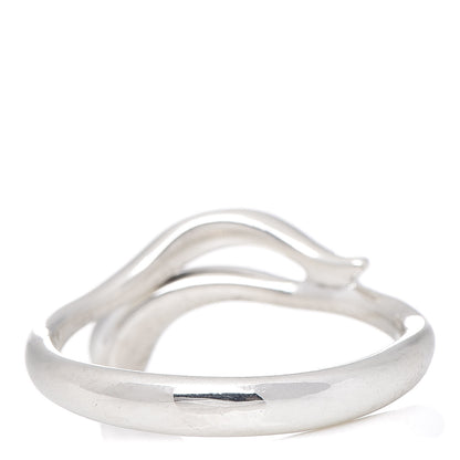 Tiffany Sterling Silver Elsa Peretti Teardrop Ring 49 5 3 of 4