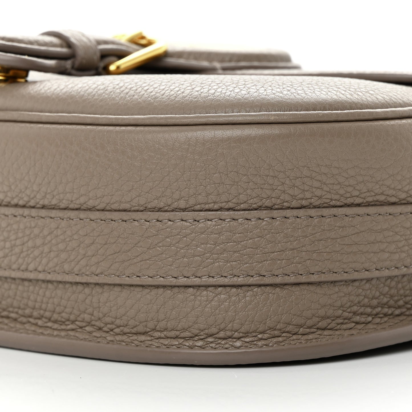 Grained Calfskin Medium Bobby Flap Taupe