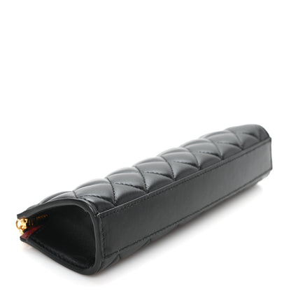 Chanel Lambskin Quilted Pouch Black 4 of 8