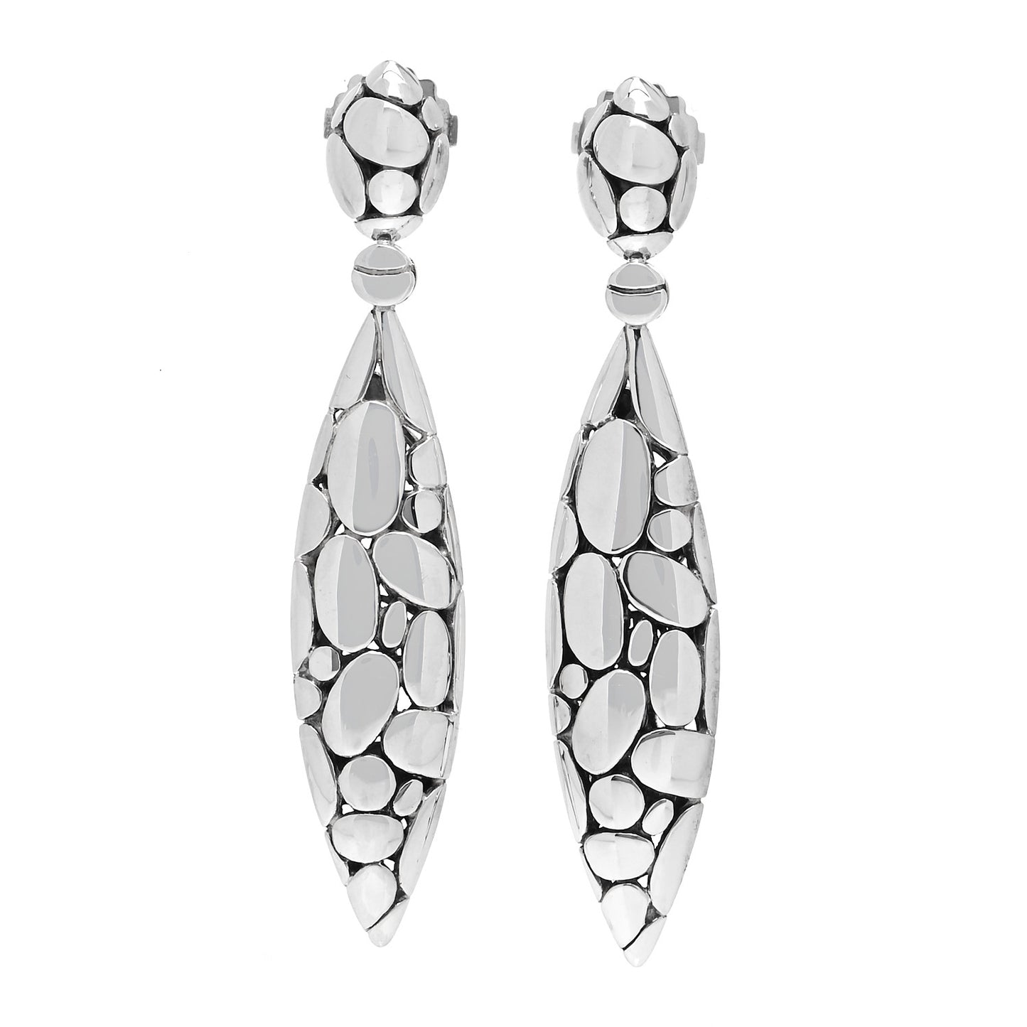 Sterling Silver Kali Marquis Drop Earrings