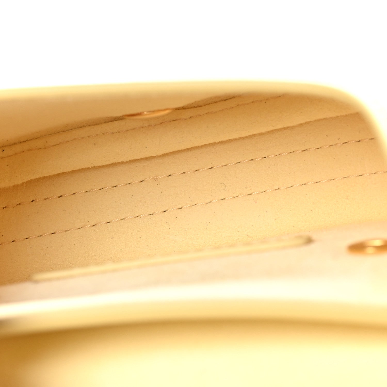 Christian Dior Box Calfskin Micro Bobby Flap Pale Yellow 5 of 10
