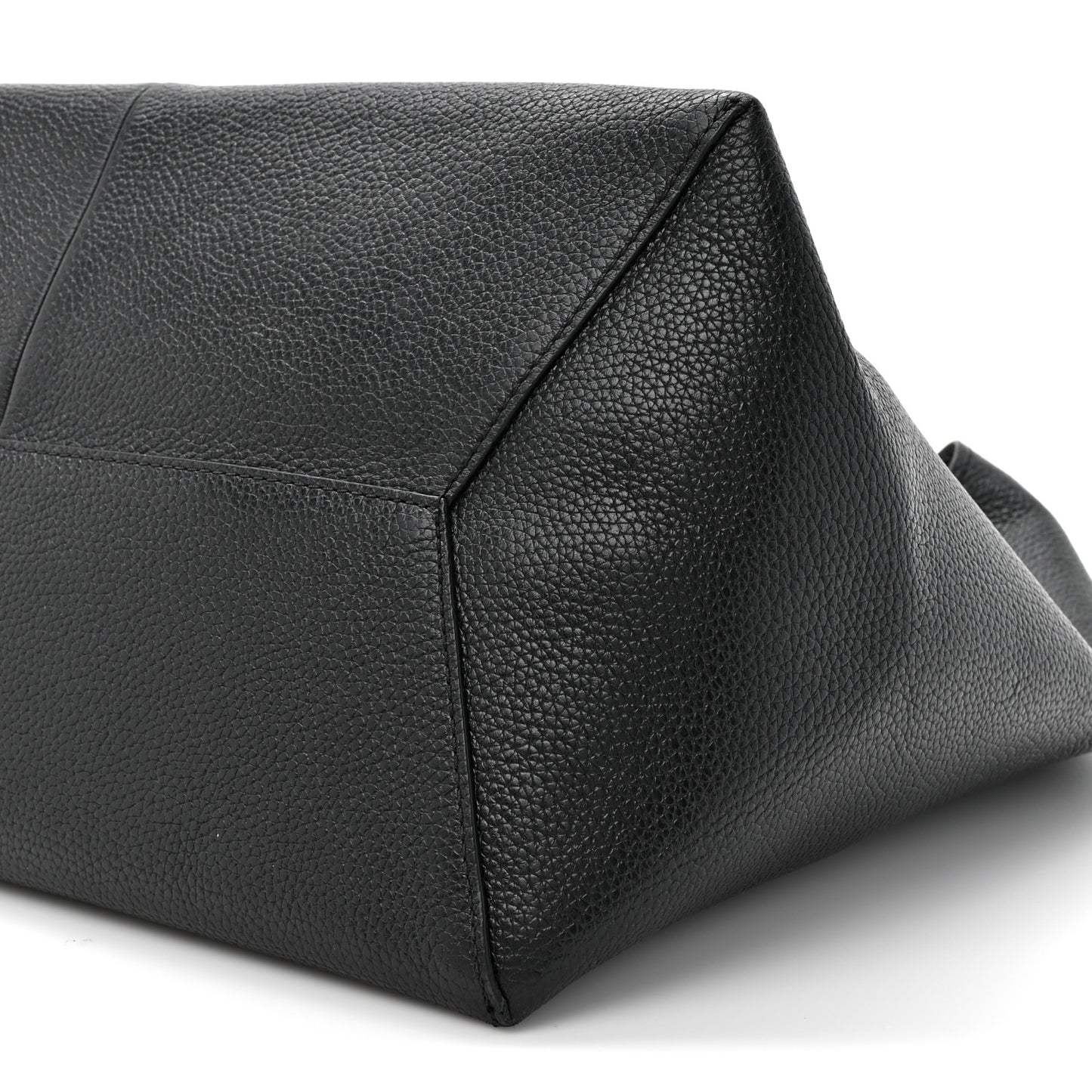 Grained Calfskin Medium The Sack Bag Black
