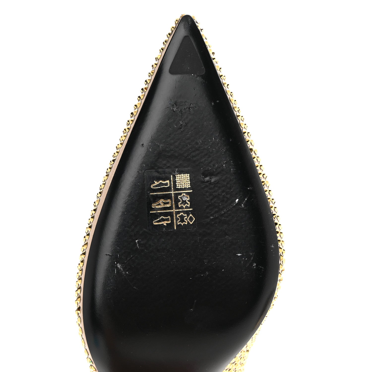 Prada Satin Crystal Triangle Logo 85mm Slingback Pumps 39 Platino 11 of 14