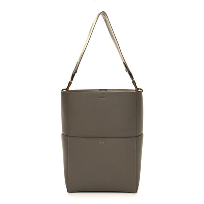 Celine Soft Grained Calfskin Sangle Bucket Bag Taupe 1 of 10
