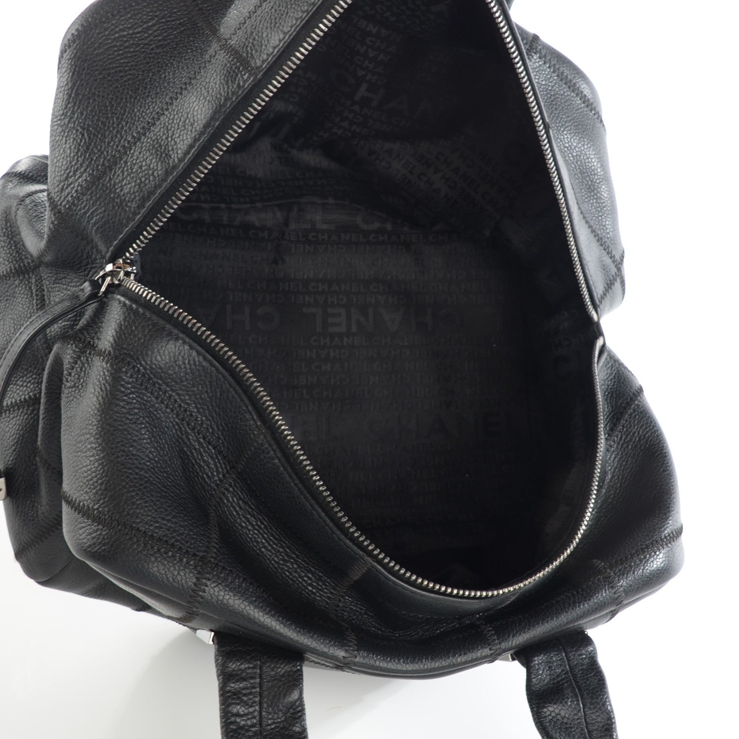 Chanel Caviar Square Stitched Medium Tote Black 5 of 7