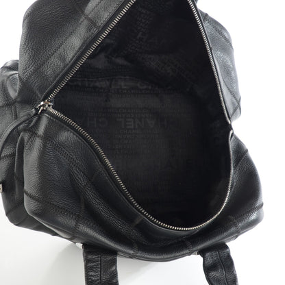 Chanel Caviar Square Stitched Medium Tote Black 5 of 7