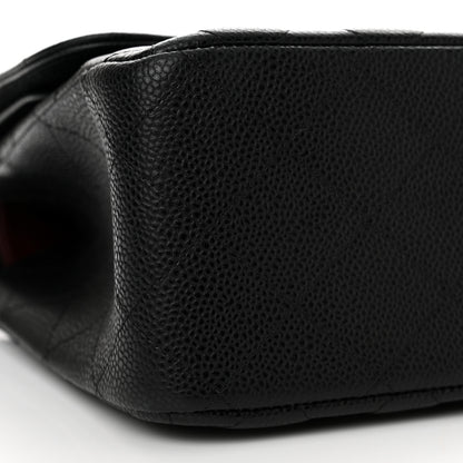Chanel Caviar Quilted Jumbo Double Flap Black 9 of 11