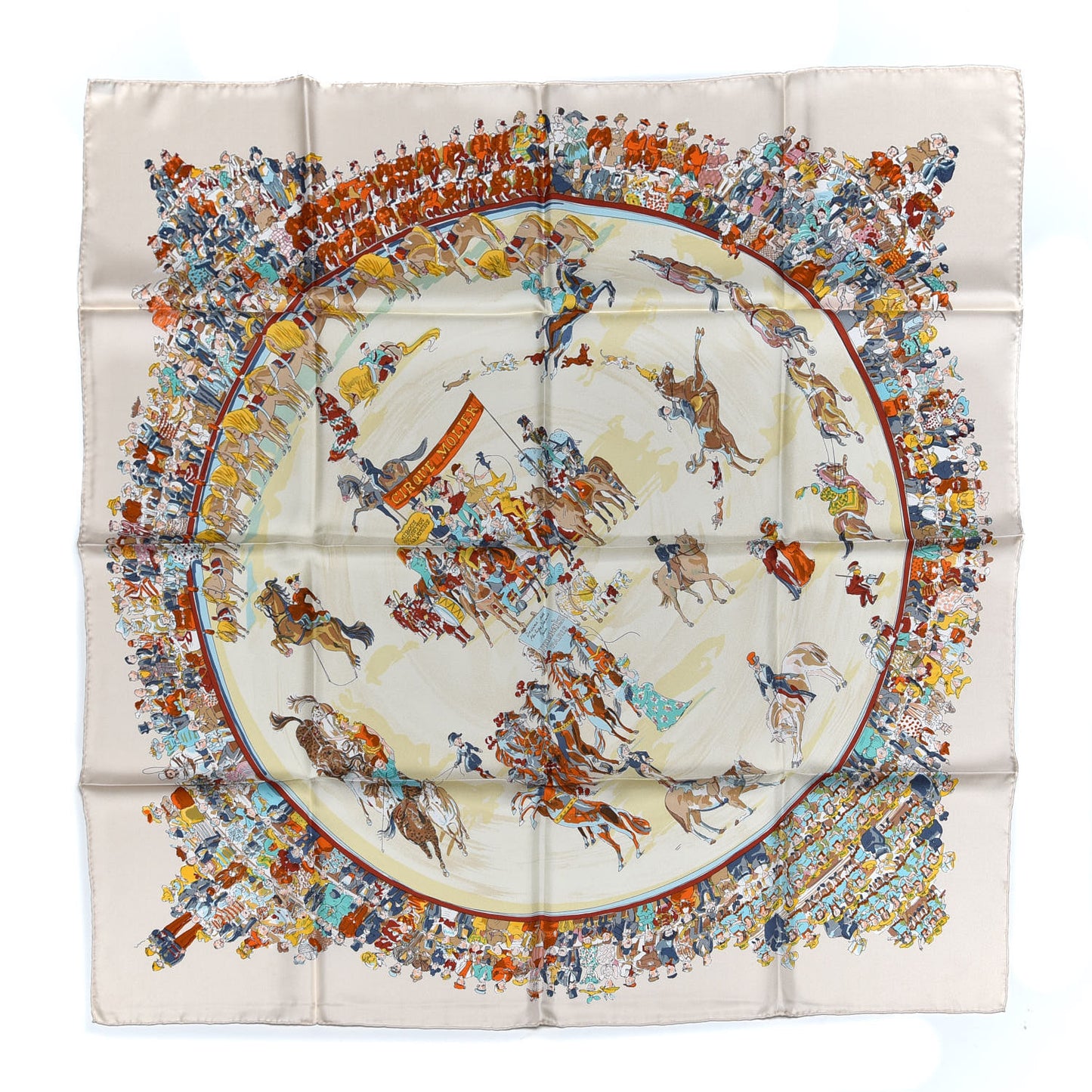 Silk Cirque Molier Scarf 90