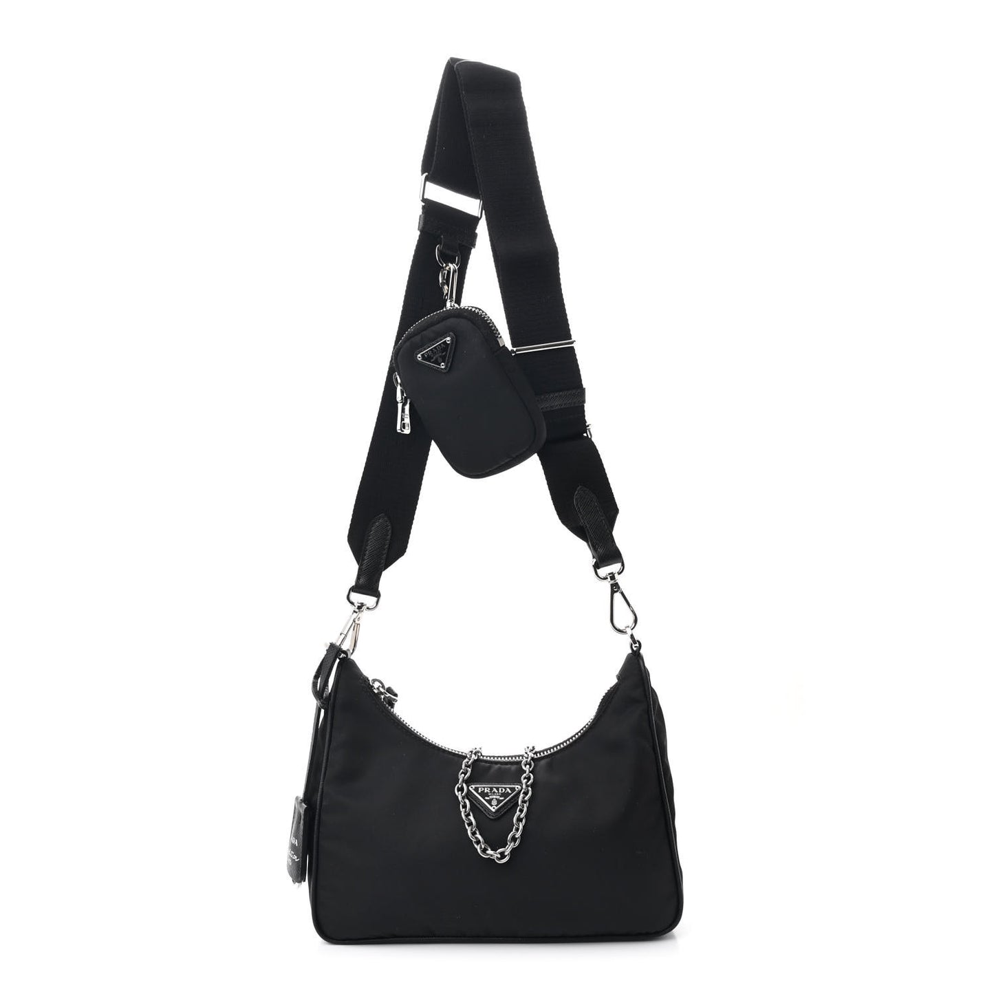 Nylon Re-Edition 2005 Shoulder Bag Black