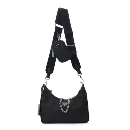 Prada Nylon Re-Edition 2005 Shoulder Bag Black 1 of 11